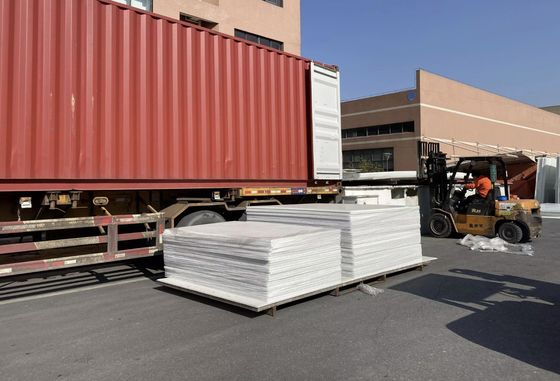 Glasvezel Versterkte Polyester 5mm60mm het Antistatische Lager van Pom Plastics Esd Delrin Sheet Pom Sheet For Sealing Member